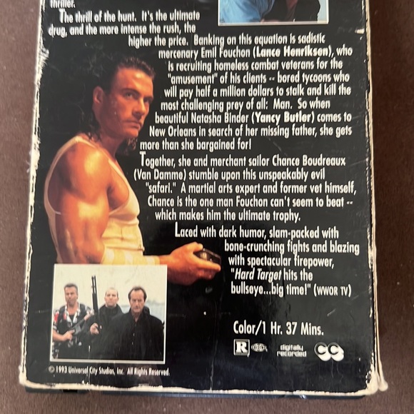 Hard Target [VHS] cassette tape movie with Jean-Claude Van Damme - Picture 5 of 16